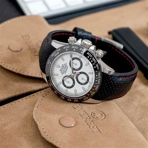 rolex daytona lederarmband kaufen|rubber straps for Rolex daytona.